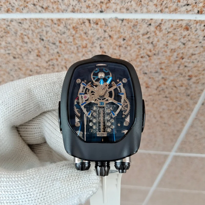 2024年ジェイコブ&コー高級ブランドN級品 チェコ ヒョウ 完全に透明39802JC