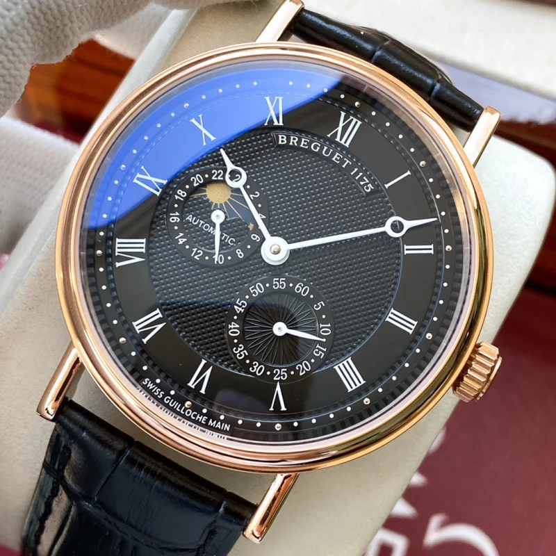 ブレゲN級品 ローズゴールド素材 紳士腕時計41mm 高貴で優れたB490244[3]