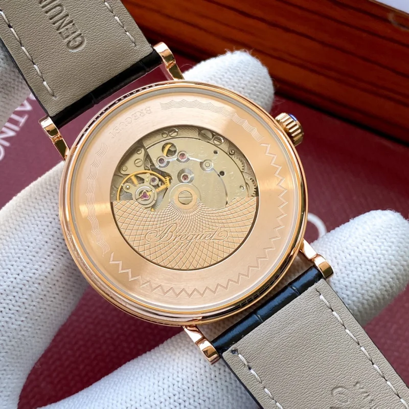 ブレゲN級品 ローズゴールド素材 紳士腕時計41mm 高貴で優れたB490244[6]