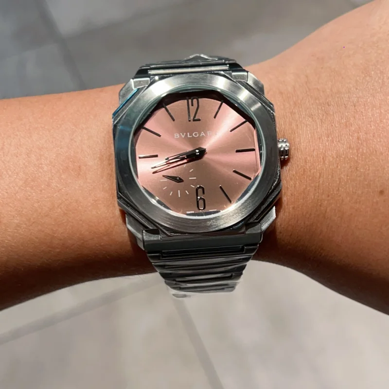 ブルガリスーパーコピー オクト フィニッシモ トスカーナ コッパ  ピンクの文字盤108702【VS工場】