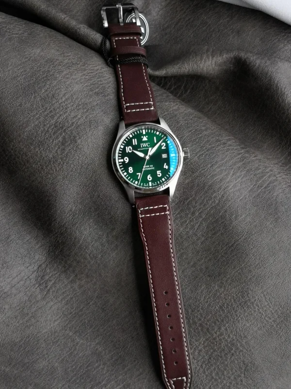 2024最高級 IWC パイロットN品 IW328205グリーン ステンレススチール[1]