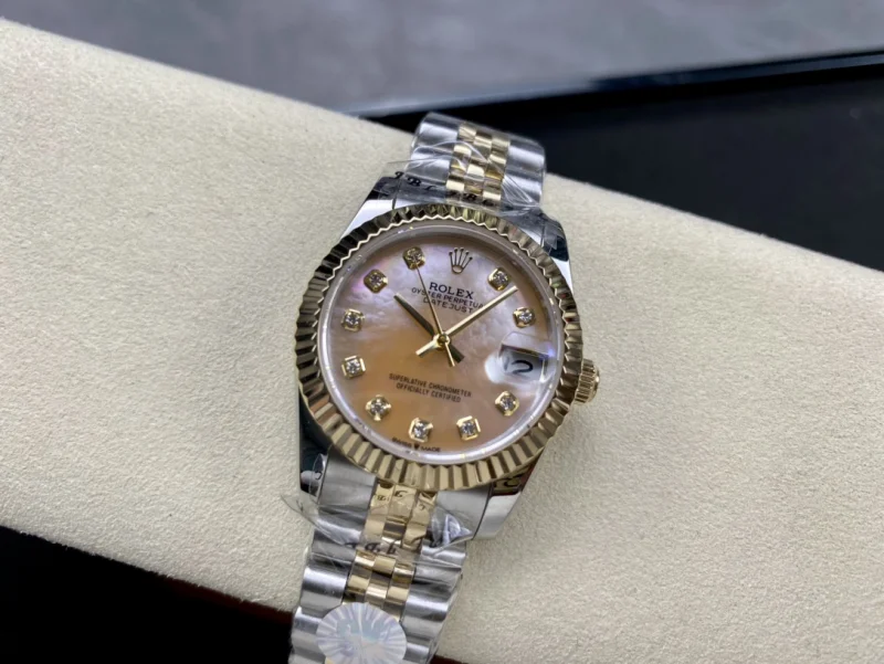 レディース ロレックスコピー時計 シングル カレンダー デイトジャスト 話題商品11774GN[4]