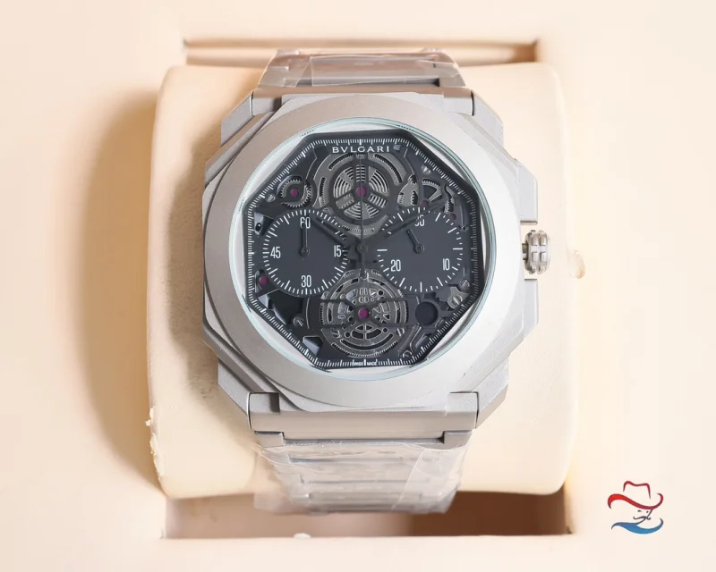 最安値ブルガリコピー時計オクト904チタンメタル40mm 77929KQ[4]
