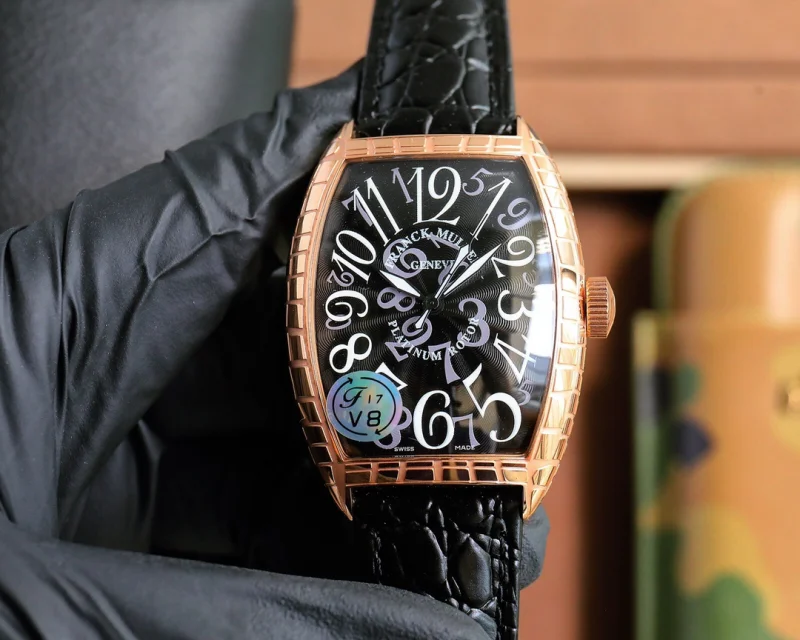 質感良好フランク・ミュラーコピー時計カーフスキン 複雑な形状B9902A2[2]