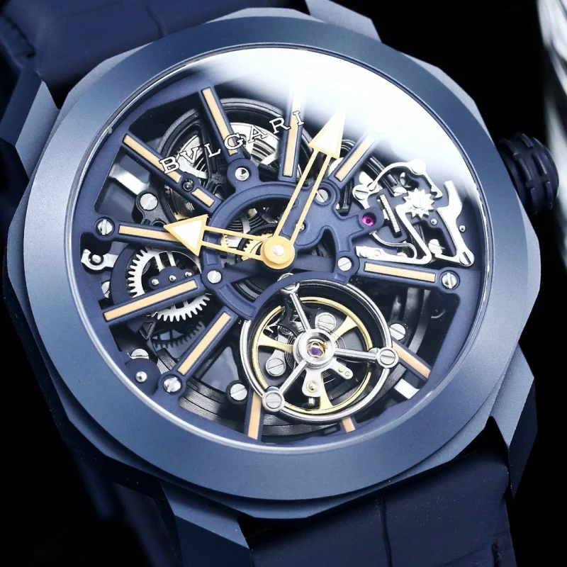 メンズブルガリ オクト ローマ中空フライホイールブランド専門店8027BV10[4]