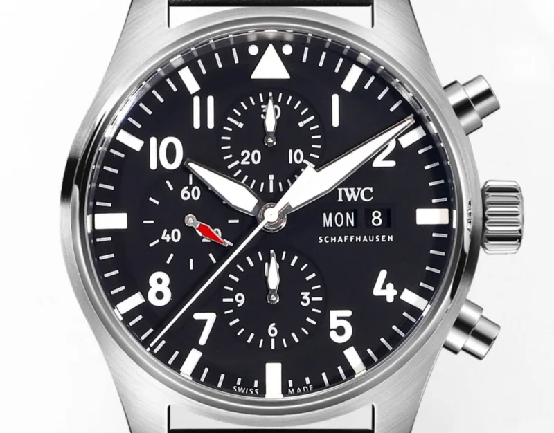 IWCコピー時計IW378003 パイロットブラックダイヤル【最安値挑戦】[2]