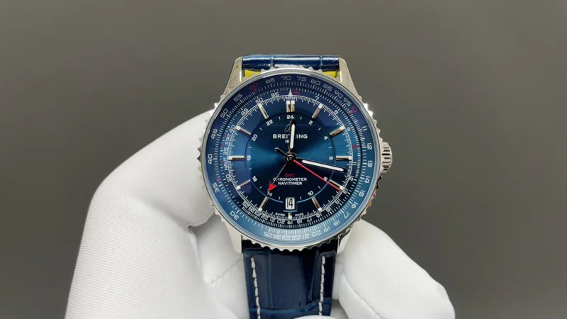 最安値ライトリングコピー時計ナビタイマータイミング ブルーB1920833