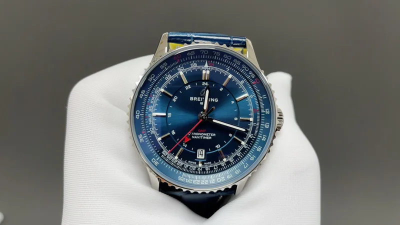 最安値ライトリングコピー時計ナビタイマータイミング ブルーB1920833[2]