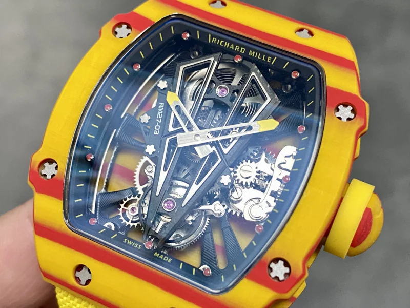 【赤と黄色】リシャールミルRM27-03 トゥールビヨンN級品時計質感良好[5]