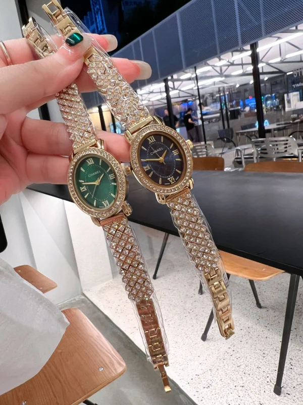 レディース シャネル フルダイヤモンド ブレスレットブランド時計N級品 7802C32[1]