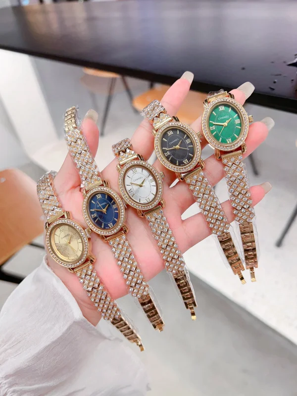 レディース シャネル フルダイヤモンド ブレスレットブランド時計N級品 7802C32[5]