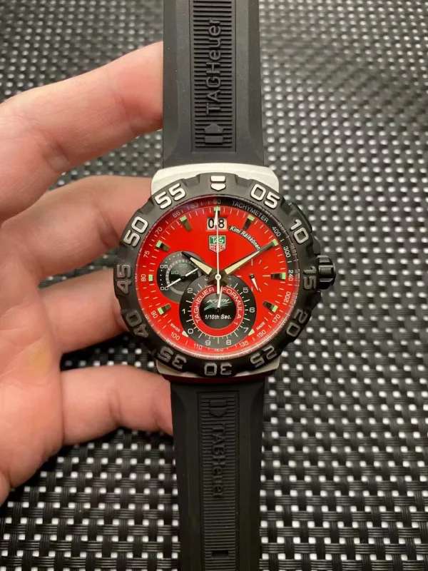 タグホイヤーコピー時計通販 フォーミュラ1 CAH1014.BT0718 クロノグランデイト キミライコネン[2]