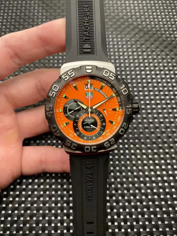 タグホイヤーコピー時計通販 フォーミュラ1 CAH1014.BT0718 クロノグランデイト キミライコネン[3]