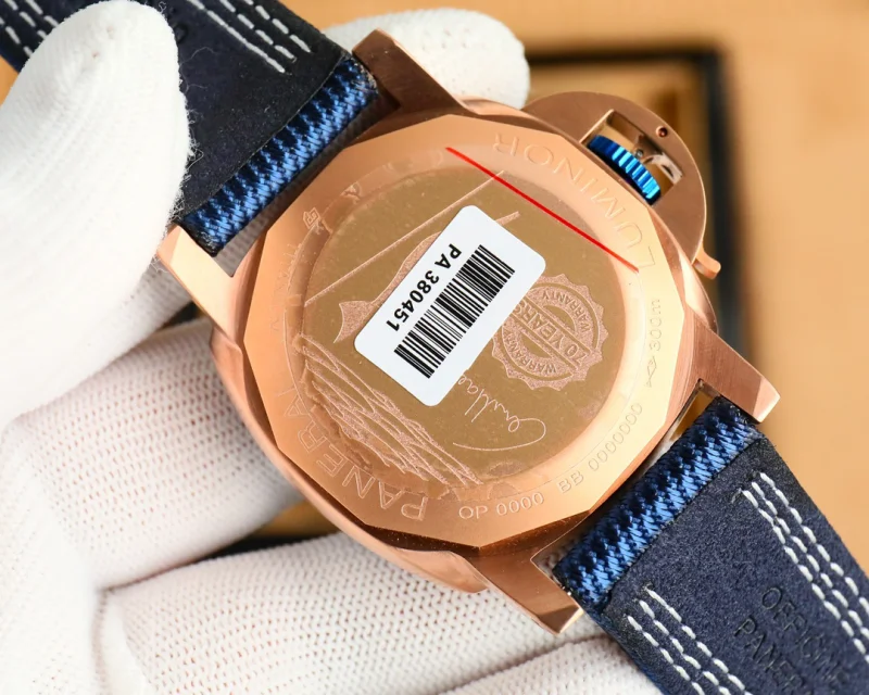 パネライ最高級コピー時計オートマティック ブルー本牛革ストラップP6838R20[8]