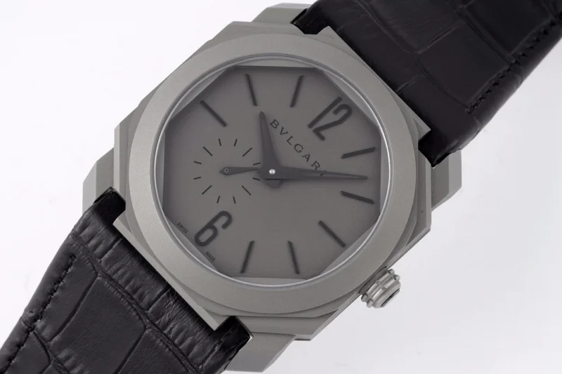 BVLGARIコピー時計 オクト ガングレー「八角形ケース」26399B37[1]