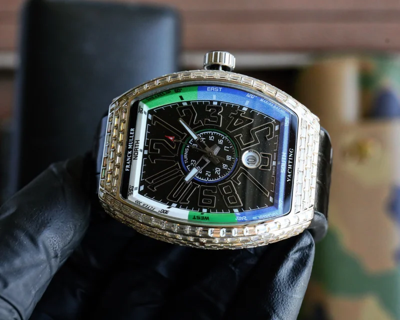 フランクミュラーN級品 V45 SC DT 全自動機械式 四角いダイヤモンド72H5691[3]