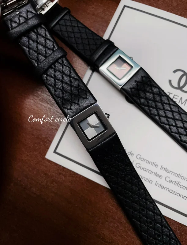 シャネルコピー時計菱形黒のストラップ 精巧で高級感H8T723[6]