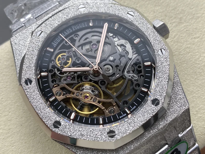 オーデマピゲ激安15407ブランド スケルトン フロストゴールド[職人技が魅力][1]