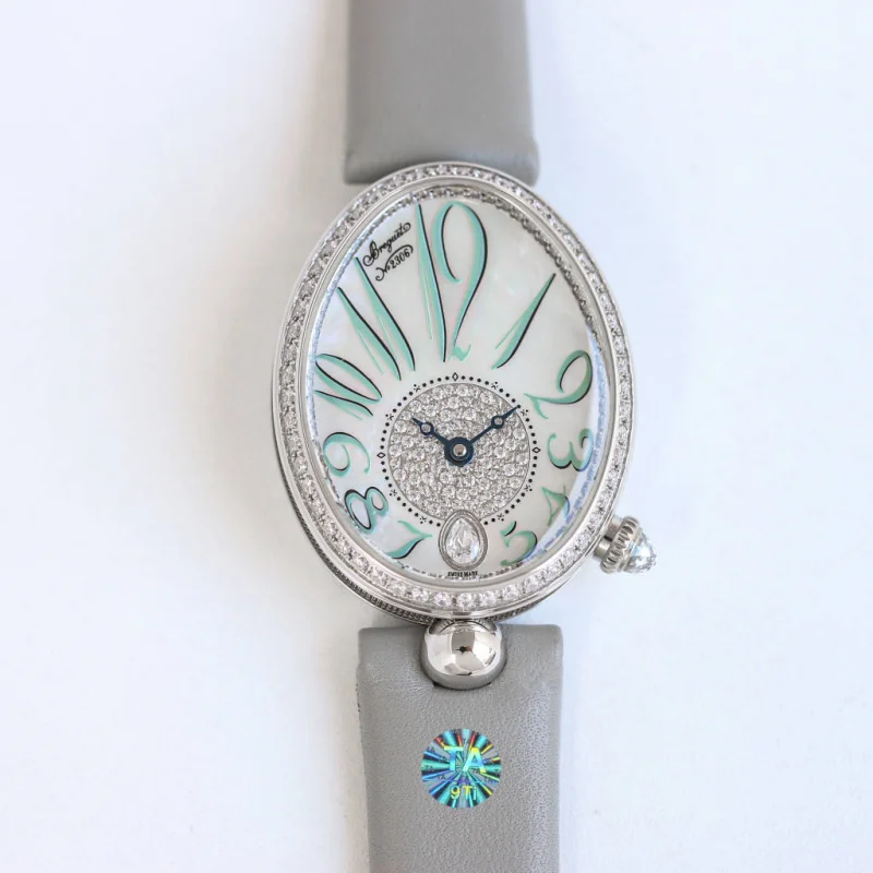 品ブレゲコピー クイーン オブ ネイプルズ 8918BB/A1 レディース機械式時計[ミントグリーン][3]