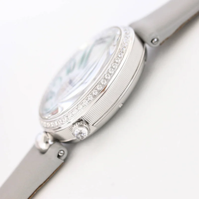 品ブレゲコピー クイーン オブ ネイプルズ 8918BB/A1 レディース機械式時計[ミントグリーン][6]