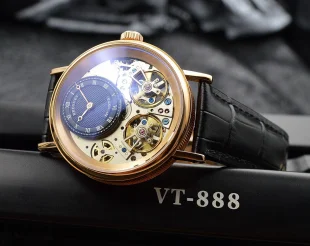 高級メンズ ブレゲコピー時計42mm ダブルフライホイール8223/B92