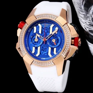 ジェイコブ&コーJACOB&CO 特別な時計ダイヤモンドケース 特大サイズ45MM 8720211