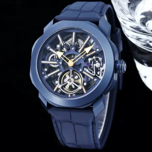 メンズブルガリ オクト ローマ中空フライホイールブランド専門店8027BV10