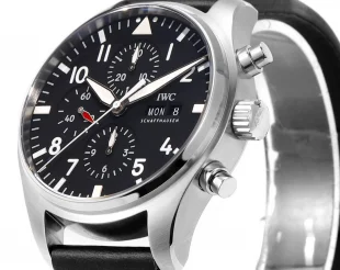 IWCコピー時計IW378003 パイロットブラックダイヤル【最安値挑戦】