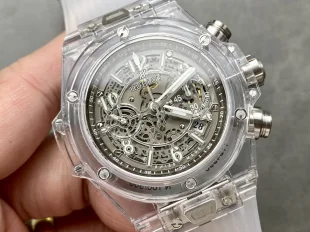「完全透明時計」ウブロコピー 411.JX.4802.RT/25 ビッグバン 7750ムーブメント