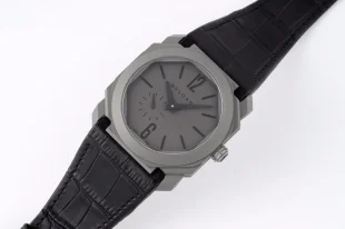 BVLGARIコピー時計 オクト ガングレー「八角形ケース」26399B37