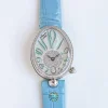 品ブレゲコピー クイーン オブ ネイプルズ 8918BB/A1 レディース機械式時計[ミントグリーン] (5)
