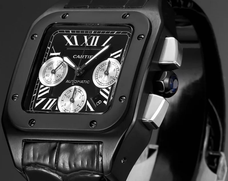 高級カルティエコピー時計 サントス クロノグラフ コレクション【100%安全到着】K629B200