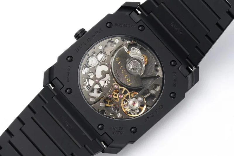 人気の高ブルガリ オクト フィニッシモ40MM クラシックブラックメンズ時計1902.H102[5]