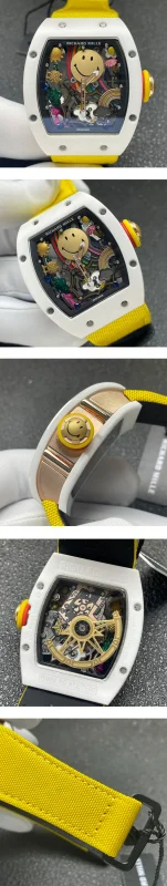 人気NO.1 リシャールミルスーパーコピーブランド時計 RM88 オートマティック トゥールビヨンスマイリー セラミックス