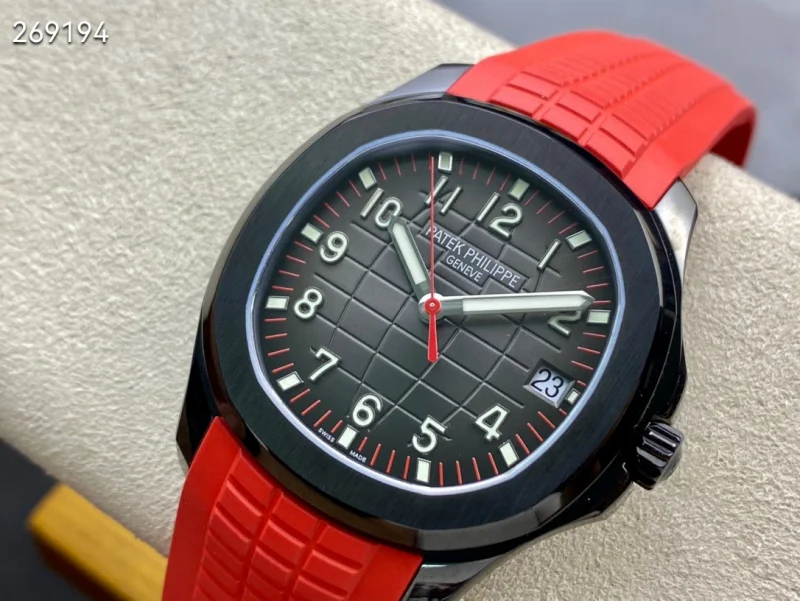 パテック・フィリップ レプリカ 高精密 アクアノート 5167 DIY レッド 40MM【ZF工場】