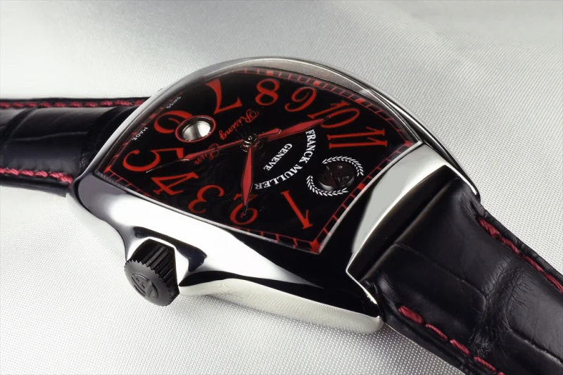 ブランド フランクミュラー トノウ・カーベックス ライジングサン Dバックル付き 8080SCDTRSUN AC Black+DB[3]