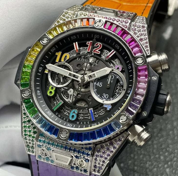 BBF工場 ウブロコピー 441.NX.1117.LR.0999 ビッグバン ウニコ レインボー チタニウム 最新入荷[1]