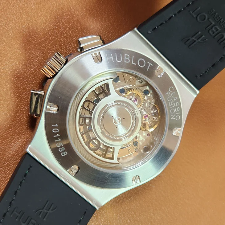 ウブロ格安 521.NX.8970.LR クラシック フュージョン チタニウム グリーン 45mm 動作良好 [3]