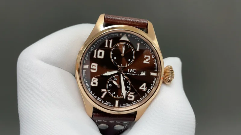 新作 IWC パイロットシリーズ IW51584 ロングパワームーンフェイズ自動巻き時計[5]