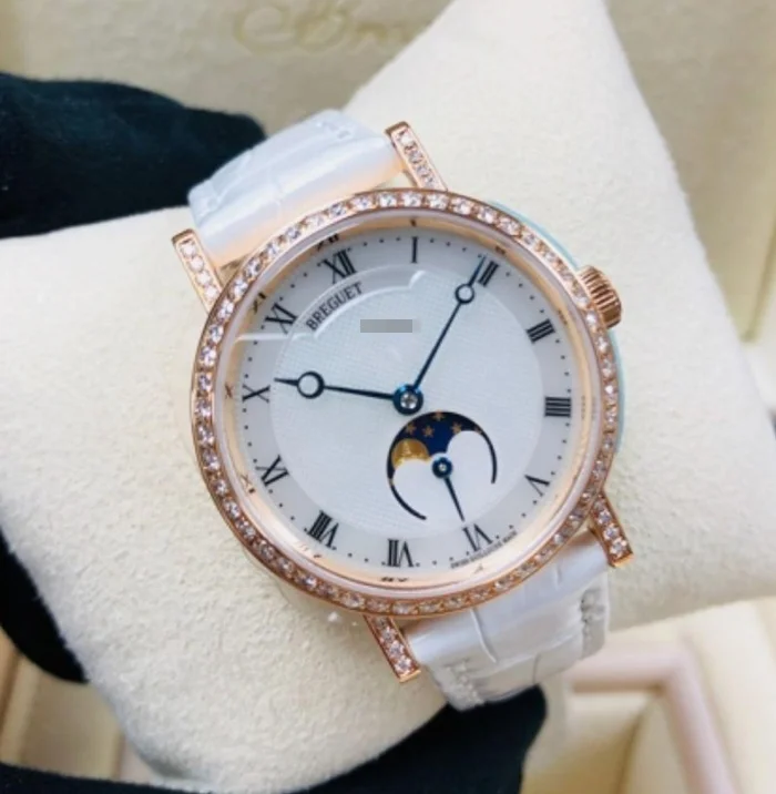 迅速な発送 ブレゲ コピー 時計 クラシック ムーンフェイズ レディ 9088BR/52/964/DD0D