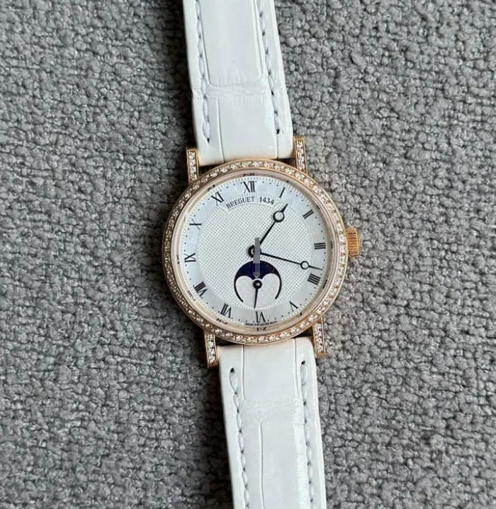 迅速な発送 ブレゲ コピー 時計 クラシック ムーンフェイズ レディ 9088BR/52/964/DD0D[2]