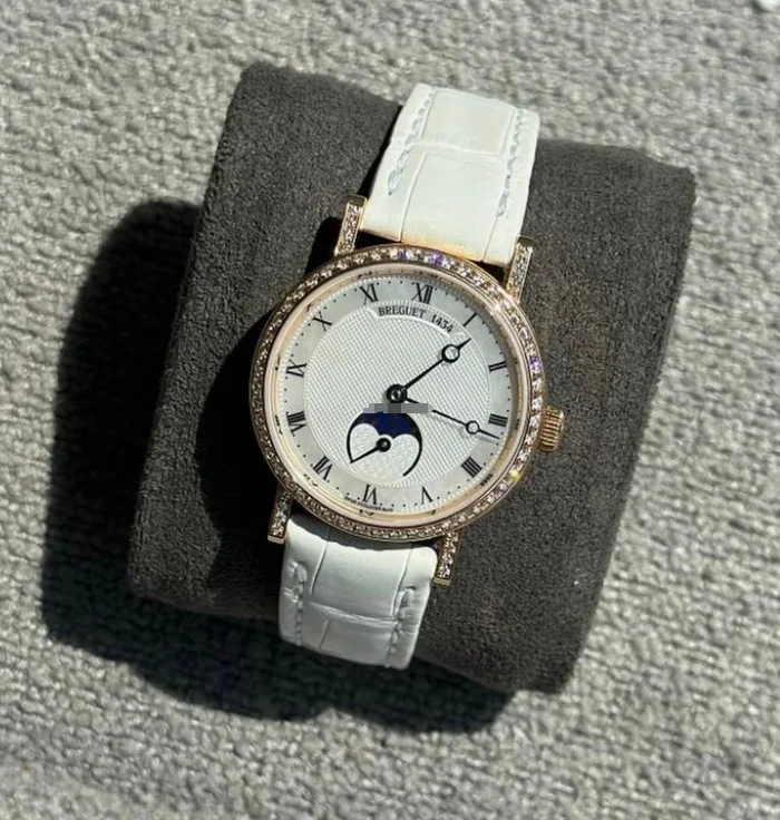 迅速な発送 ブレゲ コピー 時計 クラシック ムーンフェイズ レディ 9088BR/52/964/DD0D[3]