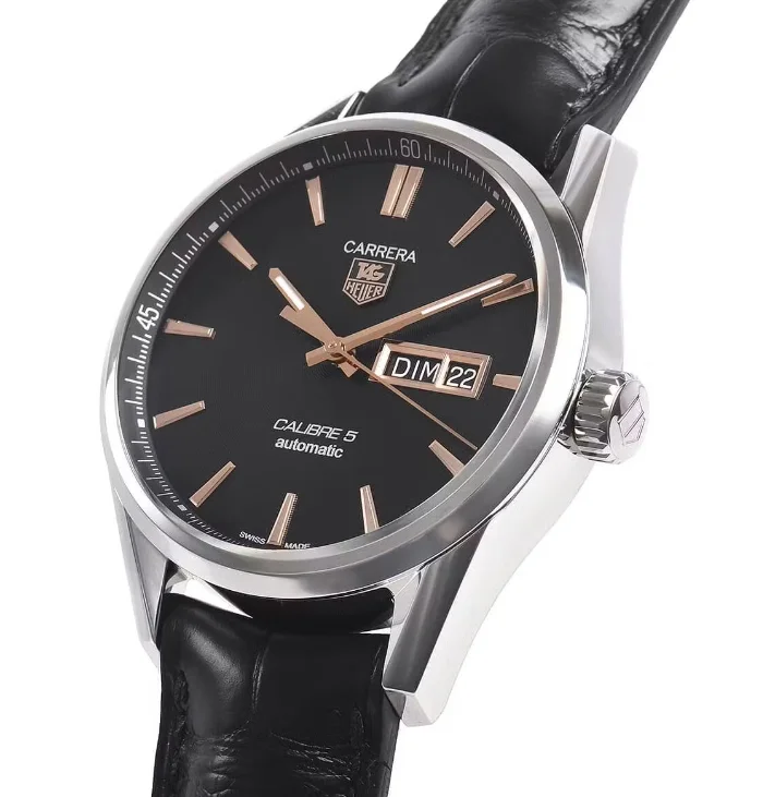 高品質タグ ホイヤー 腕時計 カレラ キャリバー5 デイデイト WAR201C.FC6266[2]