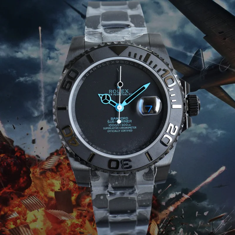 高級腕時計コピー 第3世代BLAKEN改造ロレックス サブマリーナ ナイトブラック 208793V