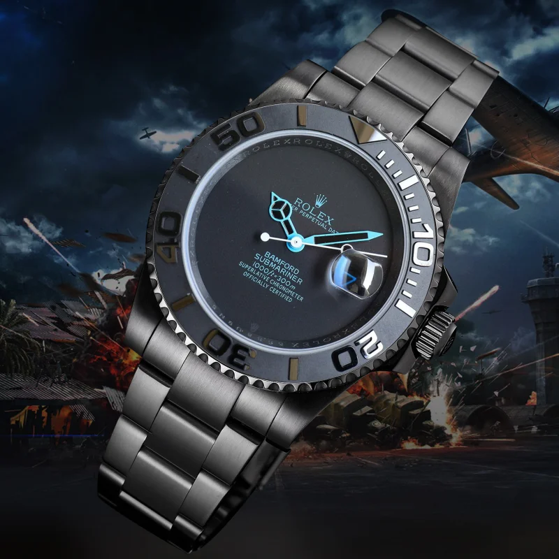 高級腕時計コピー 第3世代BLAKEN改造ロレックス サブマリーナ ナイトブラック 208793V[3]