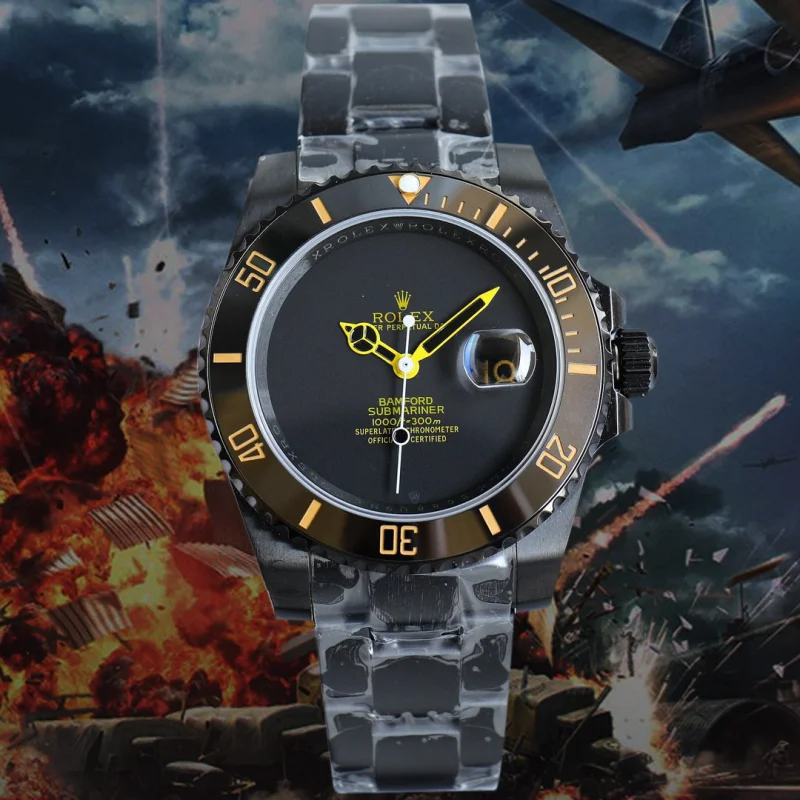 高級腕時計コピー 第3世代BLAKEN改造ロレックス サブマリーナ ナイトブラック 208793V[9]