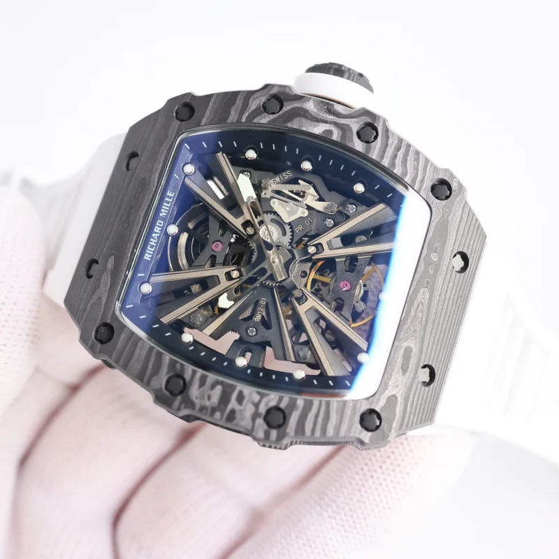 最高リシャール・ミルコピー RM12-01 トゥールビヨン カーボンファイバーとクォーツファイバー[4]