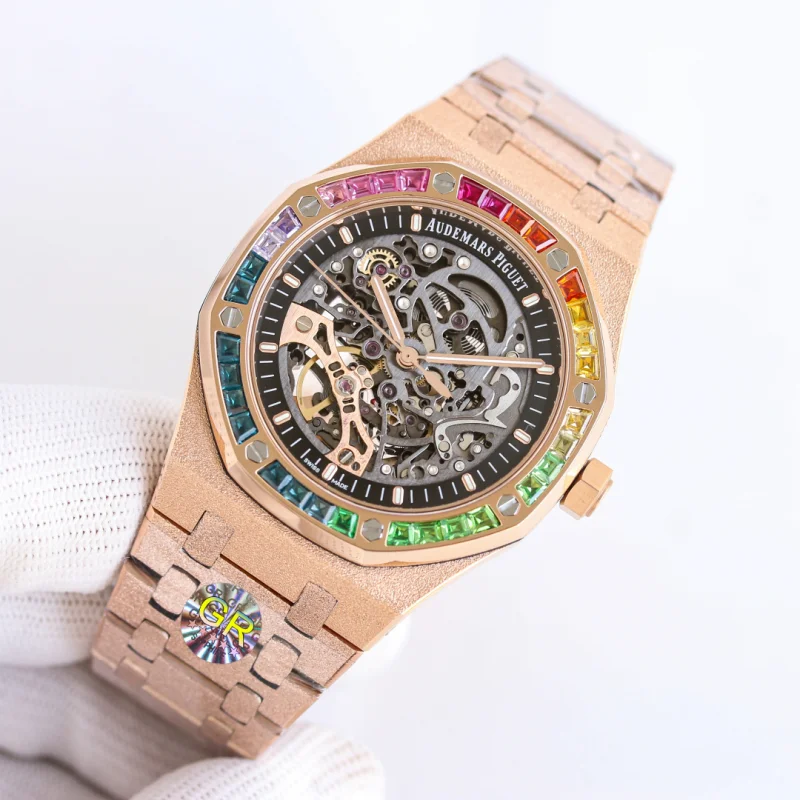 ブランド時計激安 Audemars Piguet ロイヤルオークレインボー新商品15412BC[1]