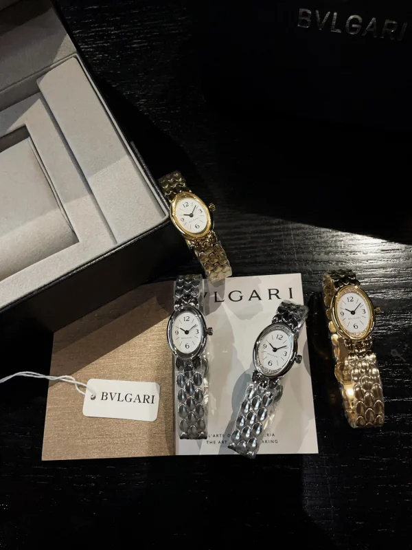 【ガチョウの卵型】ブルガリのラグジュアリー オーヴァルレディースウォッチ36836[3]