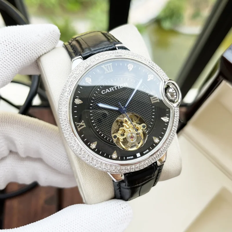 Cartierバロンブルー コピートゥールビヨン自動巻き 279450 安心安全[3]